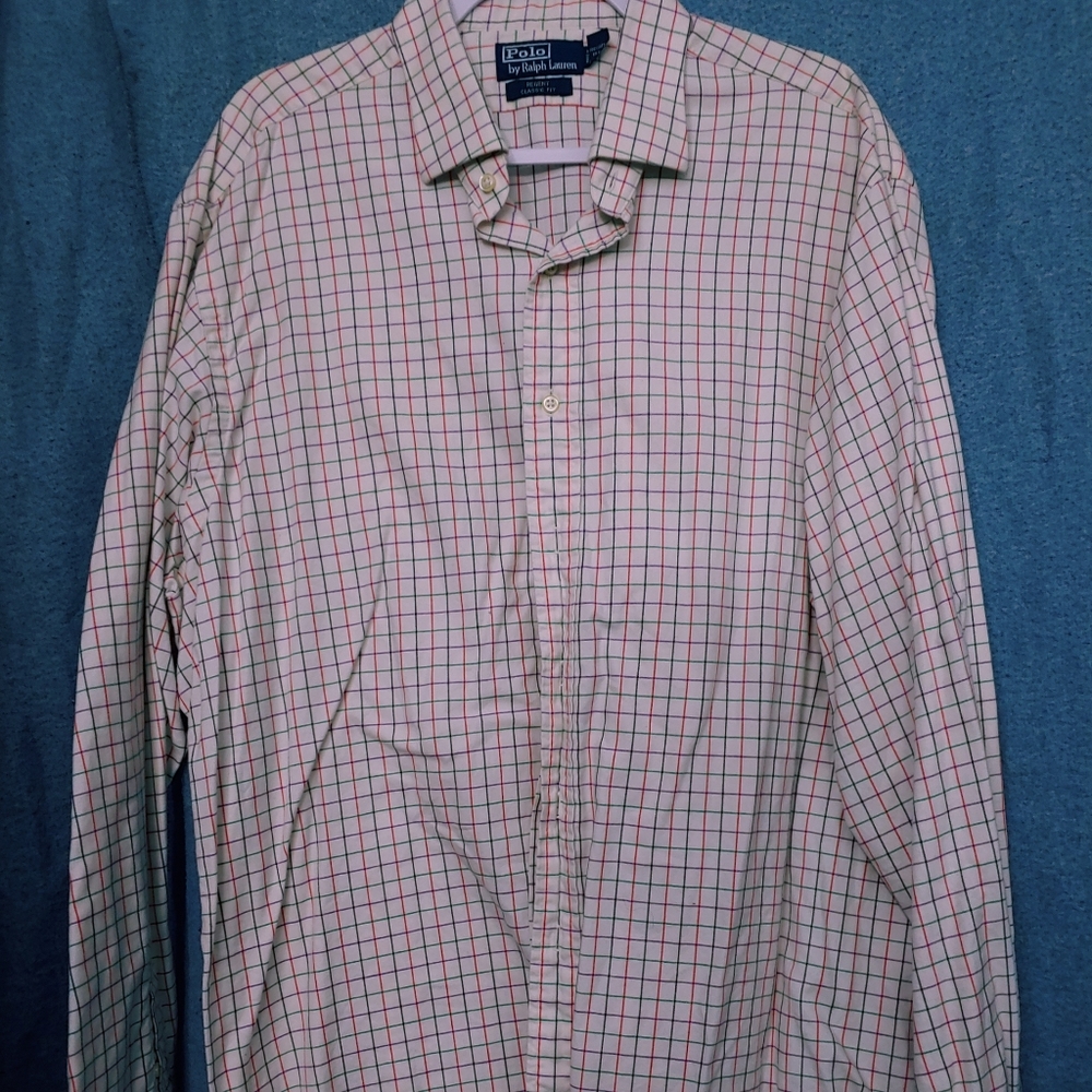 Polo By Ralph Lauren Multi Color Dress Shirt
